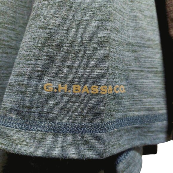 G.H.Bass & Co Quick Dry Blue & Gray Workout T-Shirts Set of 2, Men's L, EUC - Picture 12 of 16